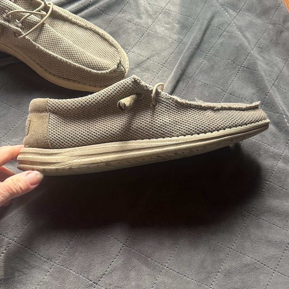 Hey Dude Beige Loafers for Men - Picture 4 of 6